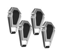 PRETYZOOM 4pezzi Supporto Adesivo Per Laptop Portatile Mini Stand Autoadesivo Invisibile Rialzo Ergonomico in Lega Di Zinco Sollevatore Pieghevole Per Computer e Tablet