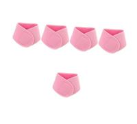 PRETYZOOM 5 Pezzi cuscinetti in gel di olio essenziale cuscinetto antirughe del collo cerotti idratanti per il collo toppe sul collo delle donne paracollo da donna spandex rosa