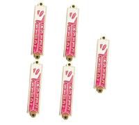 PRETYZOOM 5 Pezzi Decorazione per Rotolo Sacro del Cancello Decorazione retrò Mezuzah Religiosa Preghiera Mezuzah Lega retrò Mezuzah Simboli Mezuzah Decorazione Judaica Mezuzah Decorazione