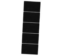 PRETYZOOM 5 Pezzi Patch Riparazione Tappetino Auto Antiscivolo Gomma Protezione Battitacco Resistente Usura Facile Installazione per Pedaliera Veicoli Nero
