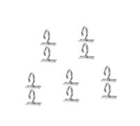 PRETYZOOM 5 Set Gancio in Acciaio Inossidabile Montare I Ganci Piccoli Ganci Gancio Per Asciugamano Ganci in Acciaio Inossidabile Ganci Da Bagno Ganci Adesivi Per Soffitto Silver 2 Pezzi * 5