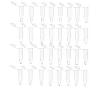 PRETYZOOM 500 Pezzi Provette per Analisi Ematiche con Efficiente in Plastica da 1,5 Ml, Graduazione Chiara, per Ambienti Clinici di Ricerca