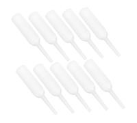 PRETYZOOM 50pezzi Contagocce Micro in Plastica Infrangibile Design Preciso per Trasferire Liquidi come Oli Essenziali e Profumi Multiuso per Alimentare Pasticceria e Artigianato Portatile