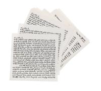 PRETYZOOM 50pezzi Mezuzah Scroll Ebraica con Benedizioni Bibliche Decorazione e Protezione Judaica per e Speciali