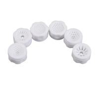 PRETYZOOM 6 Pezzi Filtro per Rubinetto Anticalcare, Aeratore per Rubinetto in Plastica Bianco, Risparmio Idrico e Anti-schizzo per Lavello Cucina, Balcone e Bagno