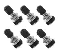 PRETYZOOM 6 Pezzi Valvole Pneumatici Metallo Pressfit Tubeless Alta Tenuta Antiperdite per Veicoli Agricoli e Industriali