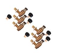 PRETYZOOM 6 Set Rubinetto per Botte in Legno Effetto Rovere per Vino e | Plastica e Legno, Installazione Semplice, Compatibile Botti da Bar e Casa, Design Retrò