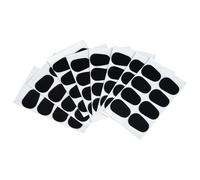 PRETYZOOM 64 Pezzi Cuscinetti Denti per Sassofono e Clarinetto in Gomma Morbida, Patch Adesivi Ovali per Protezione Bocchino, Accessori per Musicisti Principianti e Professionisti