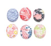 PRETYZOOM 6pezzi Porta Bacchette Ceramica Giapponese Supporto per Cucchiai e Forchette Stile Misto per Tavolo e Decorazioni Domestiche