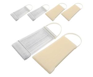 PRETYZOOM 6sets Espositori per Smalto per Unghie in Plastica Punte per Esercitazioni Forma di Ventaglio Schede Campione con Tabella Colori Organizzazione Efficiente Applicazione Versatile