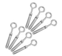 PRETYZOOM 8 Pezzi Bulloni Occhiello di e Riducono i Rischi Pedonali in Inossidabile Argento, Aumentano la Capacità di Carico per Coperture di Pozzetti e Grate in Comunità