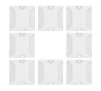 PRETYZOOM 8 Pezzi Riflettori di Sicurezza per Vialetti Marcatori Riflettenti Resistenti per Pavimentazione Stradale Segnaletica Riflettente per Strade e Percorsi Facili da Installare