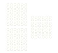 PRETYZOOM 90 Pezzi Gancio Multiuso a S in Plastica, Doppia Faccia, Beige | Cucina e Bagno, Struttura Salvaspazio, Non Graffia, Resiste a Piegature e Rotture
