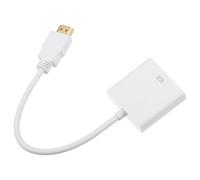 PRETYZOOM Adattatore Video Digitale a Vga in Abs Bianco, Resistente alla Corrosione e Non Facile da Rompere, Supporta Risoluzioni Fino a 1080p per Computer e Monitor