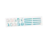 PRETYZOOM Adesivi Auto per Pulsanti Finestrino Blu Autoadesivi Protettivi che Brillano al Buio per Veicoli, Decorativo Luminoso per Interni Auto