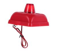 PRETYZOOM Allarme Sicurezza Dc con Sirena e Luce Lampeggiante ad Alta Intensità Portatile Avviso Sonoro e Visivo per Emergenze Antincendio e Sicurezza Esterna