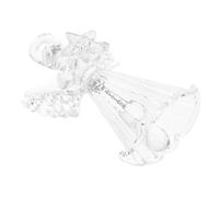 PRETYZOOM Angelo Trasparente in Vetro Decorazione Design Angelo Decorazione Di Design Artigianato Trasparente Decalcomania Ornamento Da Appendere