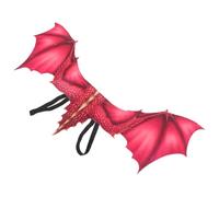PRETYZOOM Atmosfera di Halloween Drago Rosse Non Tessuto | Decorazione Pratica, Effetto Scenico Curato, per Giochi di Ruolo Drago e Feste a Tema