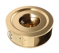 PRETYZOOM Base Riscaldante per Teiera in Acciaio con Design Traforato Supporto per Candela Tealight Riscaldatore per Tè e Adatto per Teiere in Vetro Uso ed per e Riunioni