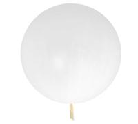 PRETYZOOM Bianco Palloncino Meteorologico 30g 43 Pollici per Indagini | Progetti Didattici Stem e Studi del Vento, Struttura a Lattice, Resiste allo Scoppio, Integrità Duratura
