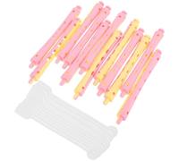 PRETYZOOM Bigodini Flessibili per Chioma Corti e Lunghi, Set da 12 Pezzi in Plastica Resistente, Adatti per Permanente e Styling Ricci Naturali