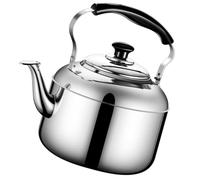 PRETYZOOM Bollitori Da Fornello Con Fischietto in Acciaio Inox Per Acqua Bollente Design A Bocca Larga Facili Da Pulire Per Uso Domestico