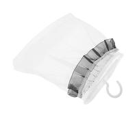 PRETYZOOM Borsa a Rete Traspirante Sospesa per Biancheria Intima Gancio Rotante, Pieghevole e Resistente All’usura, Sacchetto Multiuso Porta Mollette e Accessori per Cucina, Bagno