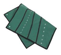PRETYZOOM Borsa Porta Attrezzi e Protettiva in Verde per per 23 Design Arrotolabile e Cinturini Integrati la Riparazione e L'organizzazione degli Utensili