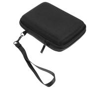 PRETYZOOM Borsa Porta Oggetti Nera in Eva e Tessuto Oxford Chiusura a Cerniera, Custodia per SSD e Cavi Dati, Facile da Trasportare per Colleghi e Amici