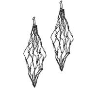 PRETYZOOM Borsa Resistente All’usura per Alimentazione Lenta Reti di Pascolo per Cavalli, Sacchetto Multifunzione da Stalla Anelli, Capacità Grande e Pieghevole per Foraggiamento Naturale