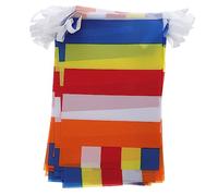 PRETYZOOM Buddhist Banner in Poliestere Resistente Bandiere Preghiera Tibetane Colori Per Decorazioni Tempio Cortile e Spazi Meditativi Facile Da Appendere Per Uso Interno Ed Esterno