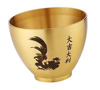 PRETYZOOM Buddismo 3 Pz Bicchiere in Ottone Arredamento Ciotola Per Meditazione Yoga Coppa Tibetana Per Offerte D' Tazza Buddista Bicchiere D' in Metallo