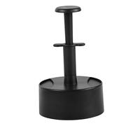 PRETYZOOM Burger Press in ABS Plastica Nero Non Stick per Hamburger Veggie e Manzo con Controllo Spessore Stampo Rotondo per Polpette Uniformi per Cucina e BBQ