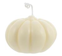 PRETYZOOM Candela Regalo Creativo e Originale Compatta e Facile da Conservare a Forma di Zucca in Paraffina Profumata Bianca Decorazione Unica per Bagno o Compleanno