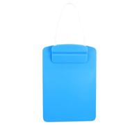 PRETYZOOM Cartella per Documenti Clinici con Gancio Appendibile, Clip Integrata e Copertina Robusta in Plastica Blu, Protegge Fogli A5 da Piegature, per Uso Ospedaliero e Ambienti di