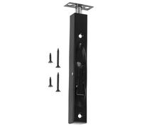 PRETYZOOM Catenaccio per Porta in Acciaio Inossidabile Nero Stile Box Design Moderno e Versatile per Porte Scorrevoli Interne Chiusura di Sicurezza Robusta