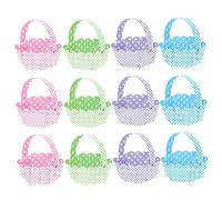 PRETYZOOM Cesto Con Coniglietto Pasquale 4 Colori Decorazioni Pasquali Per Bambini E Bambine Cestini Pasquali Sicuri E Divertenti