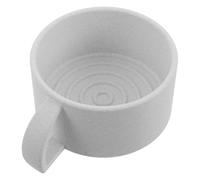 PRETYZOOM Ciotola da Barba con Manico Bianca 3d per Schiuma Fine e Uniforme Tazza Portasapone per Crema da Barba Uomo Compatibile con Tutti i Saponi per Rasatura Quotidiana