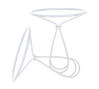 PRETYZOOM Clip Adattatore Portalampada in Ferro 2 Pezzi per Paralume Morsetto Rotondo, Facile da Regolare, per Lampade da Tavolo e Camera da Letto