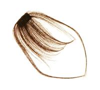 PRETYZOOM Clip in Frangia Aria Naturale Marrone Frangetta Finta Facile da Indossare Accessorio Capelli per Cambiare Stile in Pochi Secondi Effetto Realistico e Leggero