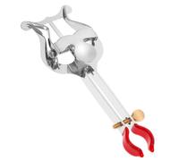 PRETYZOOM Clip Spartiti per Tromba in Metallo Argento Supporto Leggero e Resistente per Spartiti da Marcia e Studio Adatto Trombettisti e Musicisti in Movimento