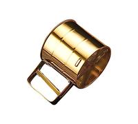 PRETYZOOM Colino Da Forno Portatile in Acciaio Inossidabile Per Farina E Zucchero Per Uso Commerciale in Famiglia Dorato