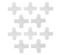 PRETYZOOM Connettori in Plastica per Armadio 12mm, Kit 10 Pezzi Giunti a Quattro Vie per Aste, Ferramenta per Mobili per Scarpiera e Montaggio Guardaroba, Soluzione Rapida per