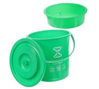 PRETYZOOM Contenitore per Rifiuti con Pattumiera Ecologica da Separazione Umido Secco per Mantenere Cucina Ordinata e Decorativa