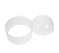 PRETYZOOM Coperchio per Cuoci Uova Sode 2 Pezzi in Plastico Resistente al Calore, Accessorio per Cuoci Uova Elettrico, Copertura Anti Perdita Vapore per Cucina da Banco