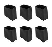 PRETYZOOM Copertura Antiscivolo per Piedi Scala in Gomma Nera Resistente Alte Temperature 6 Pezzi Protezione per Piedini Scala Domestica
