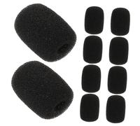 PRETYZOOM Copertura in Schiuma Antivento Per Microfono Cuffie 10 Pz Compatibile Con V3 V9s Parabrezza Microfono Sostitutivo