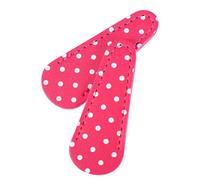 PRETYZOOM Copertura per Forbici in Pelle Stampata a Pois 2 Pezzi, Protezione Leggera per Forbici da Ricamo, Custodia Portatile Resistente per Uso Artigianale e Quotidiano