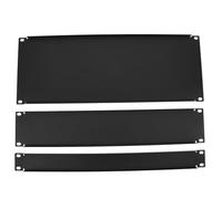 PRETYZOOM Coperture Protettive per Armadietti per Apparecchiature 1u 2u 4u, Set 3 Pezzi in Metallo Resistente, Accessori per Rack It, Protezione Cavi e Telaio per Sale Server e Data Center