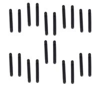 PRETYZOOM Copri Astine Antiscivolo in Silicone Nero, 10 Paia per Occhiali | Kit Leggero per Aste e Montature, Aiuta a Ridurre lo Scivolamento, Uso Scolastico e Sportivo
